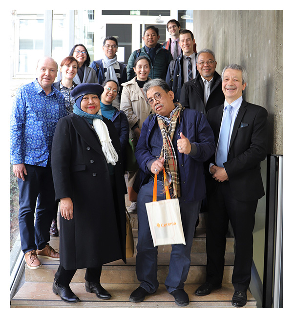 Délégation indonésienne à Lyon